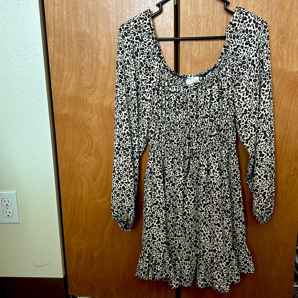ASOS leopard print dress